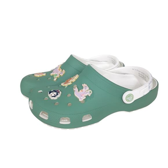 Disney Crocs Flower & Garden Clogs 2023 Snow White Figment Orange Bird Sz 9 - Picture 3 of 9